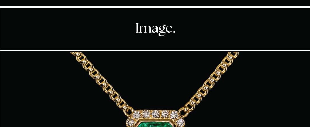 Emerald Cut Emerald Halo Diamond Pendant Necklace in Yellow Gold